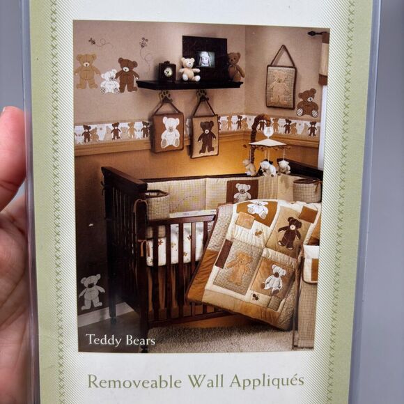 Eddie Bauer Peel and Stick Removable Wall Appliques Brown Teddy Bears Nursery - Picture 3 of 4